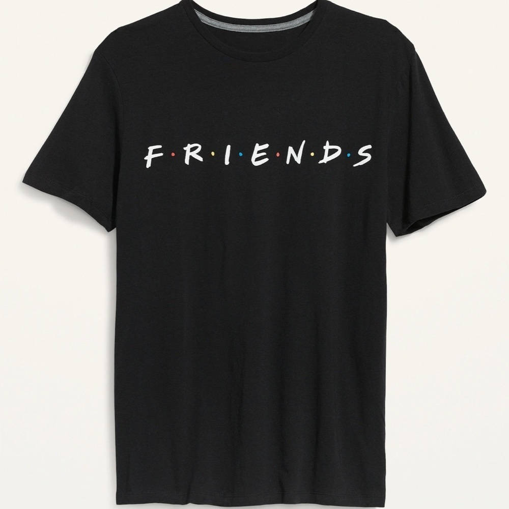 OLD NAVY FRIENDS Graphic T-Shirt Short Sleeves Unisex Size Small